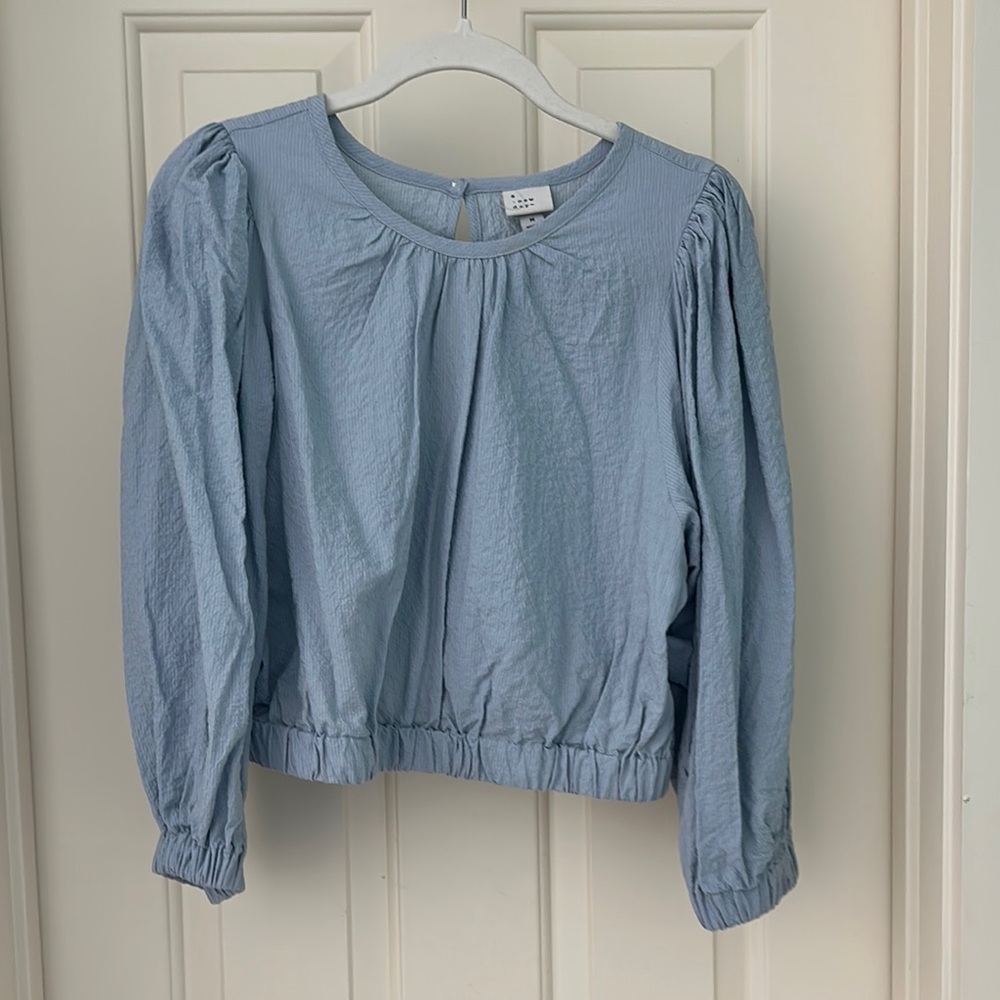 Elegant Blue Blouse